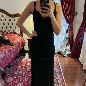 Zara black maxi dress